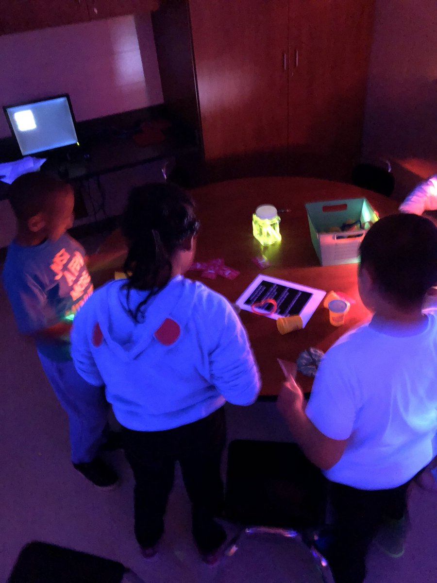 ashireman109's tweet photo. What makes fraction review more exciting?? Black lights and glow sticks!!! https://t.co/ejSKG5wHzc