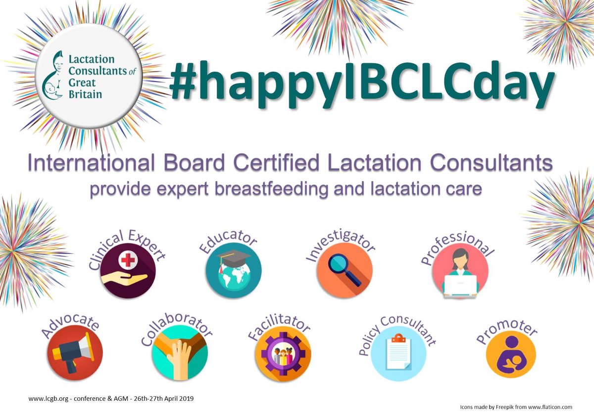LCGB1994's tweet photo. Today is International IBCLC day.
We hope you are all celebrating!
And we hope you have all booked for our conference, too!
#happyIBCLCday #lactation #lactationconsultant #callanexpert #breastfeedingsupport #infantfeeding #breastfeeding #conference
https://t.co/TTLPksSRX1 https://t.co/3nPNoLvRCM