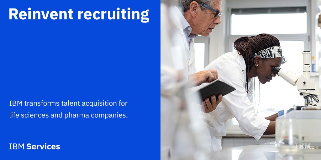 Does your tech platform fully support your #recruiting needs? We design strategies using tools like #AI and #automation for #life sciences TA teams. Discover what #IBM can do for you in our Recruiting for Life Sciences and Pharma solution sheet. ow.ly/ohXF30mp0wK