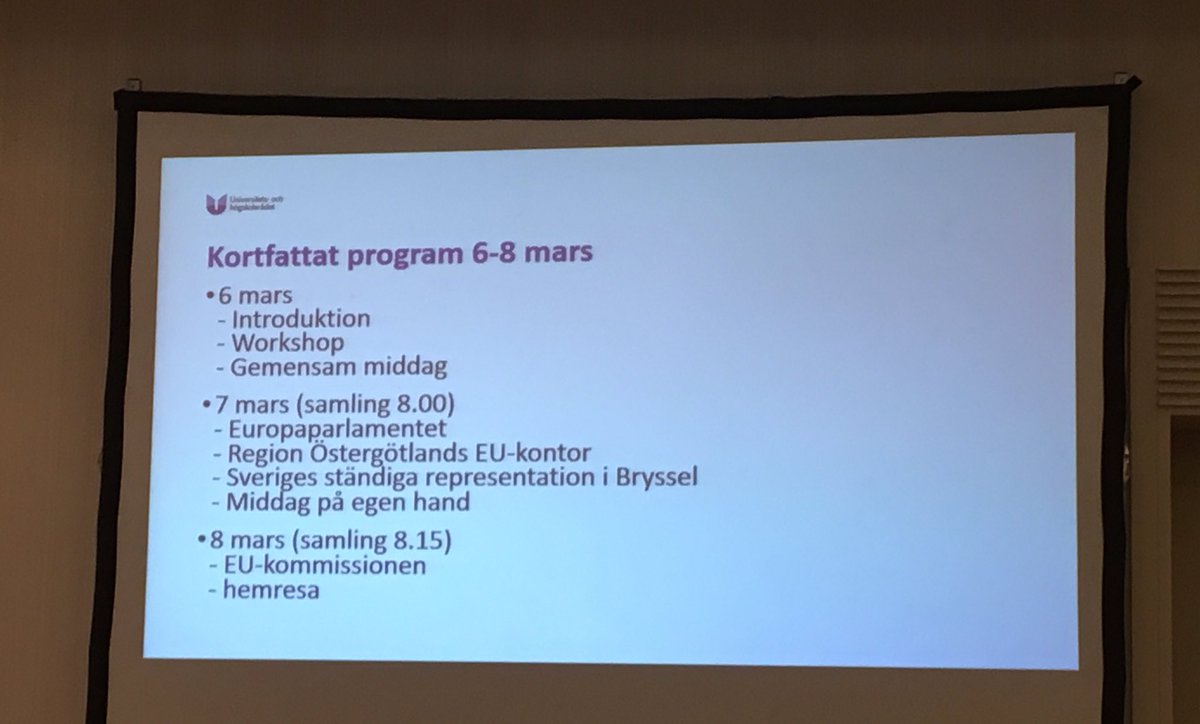 74Sassa's tweet photo. Spännande utbildning i Bryssel! Nu blir Malmslättsskolan Tokarp en ambassadörsskola för EU.
#UHR https://t.co/BxE0H0S3wF