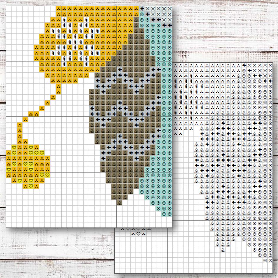 Owl Growth Chart Cross Stitch