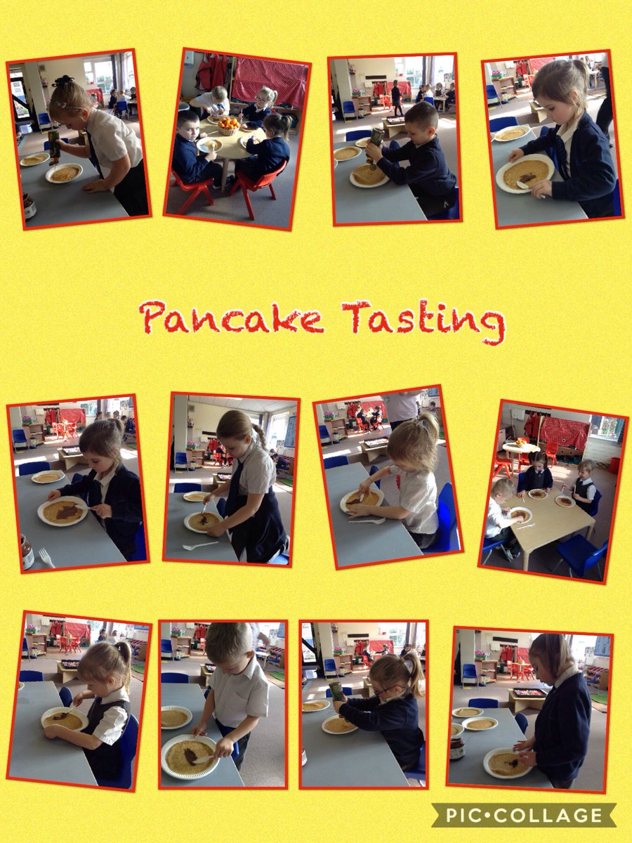 DenabyMainPri's tweet photo. FS2 really enjoyed tasting pancakes yesterday #pancakeday #shrovetuesday #stickyfaces https://t.co/BJBKoHgZld