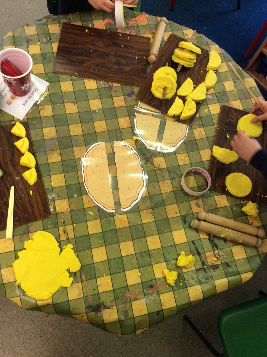 Reception children had so much fun celebrating pancake day yesterday! We matched pancake phonic sounds, made real pancakes, wrote instructions and investigated halves and quarters! <a href="/BrewoodStMarys/">St Mary's Brewood</a>