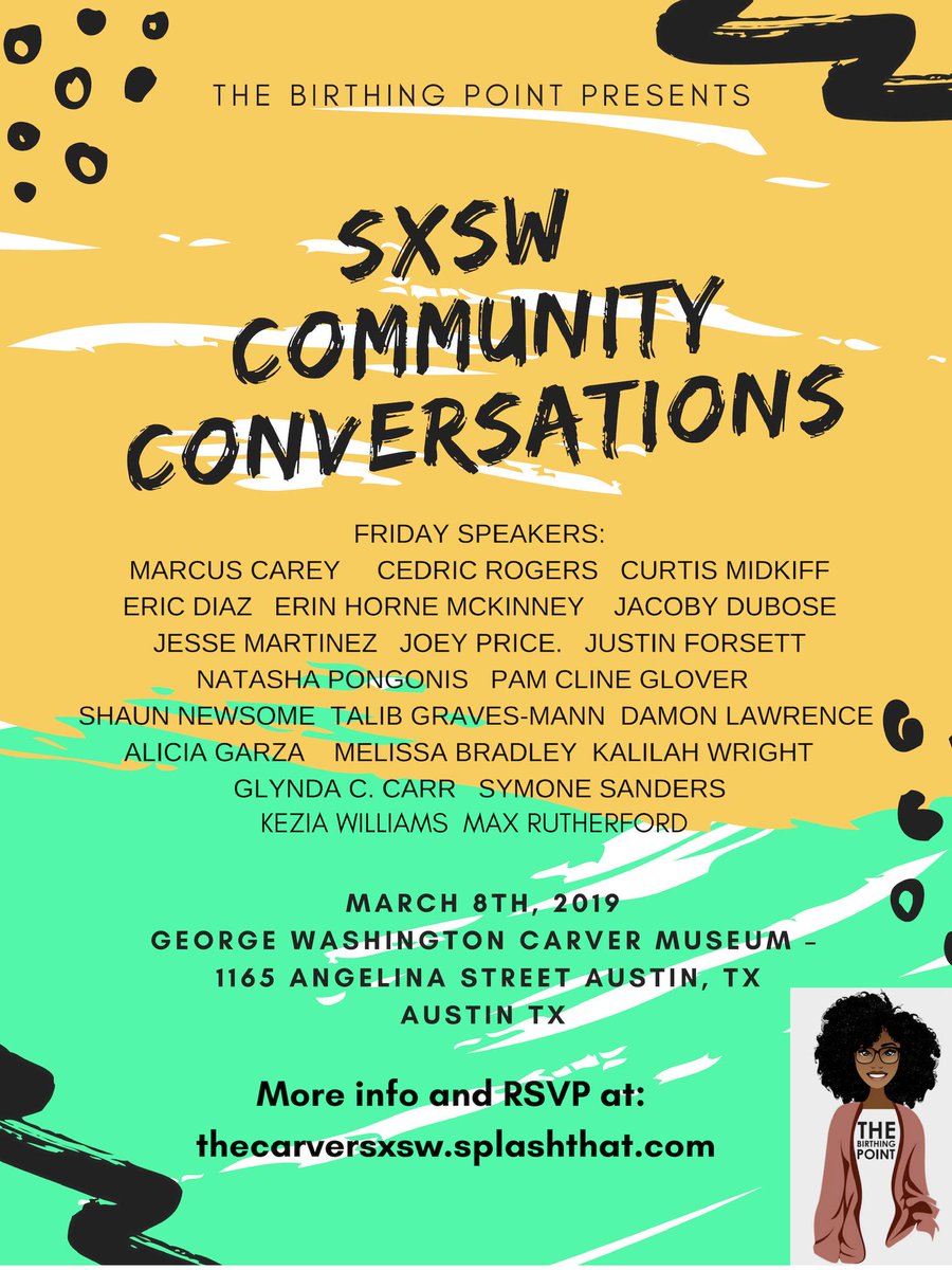 NatashaPongonis's tweet photo. Be part of community conversations with a diverse group of founders powered by @SouthwestAir #sxsw2019 #ccsxsw #southwestairlines #thebirthingpoint #Entrepreneurship #latinx https://t.co/aXDqluiDaV