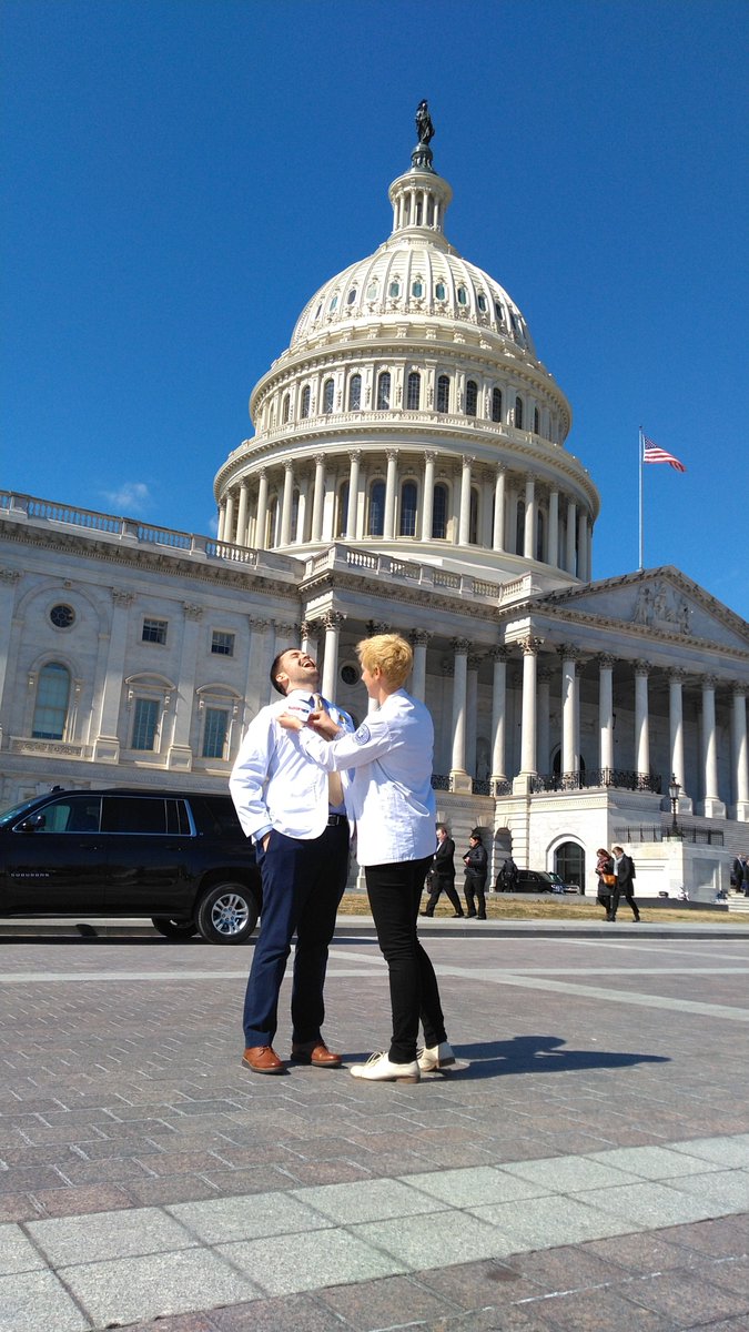 katedekOMS's tweet photo. Terrific day on Capitol Hill, advocating for measures that will help people pay for their healthcare, and improve access to primary care in some of the nation's most under-resourced areas. Thanks @AOAforDOs for a great #DODay19! https://t.co/TrHGyQODWT