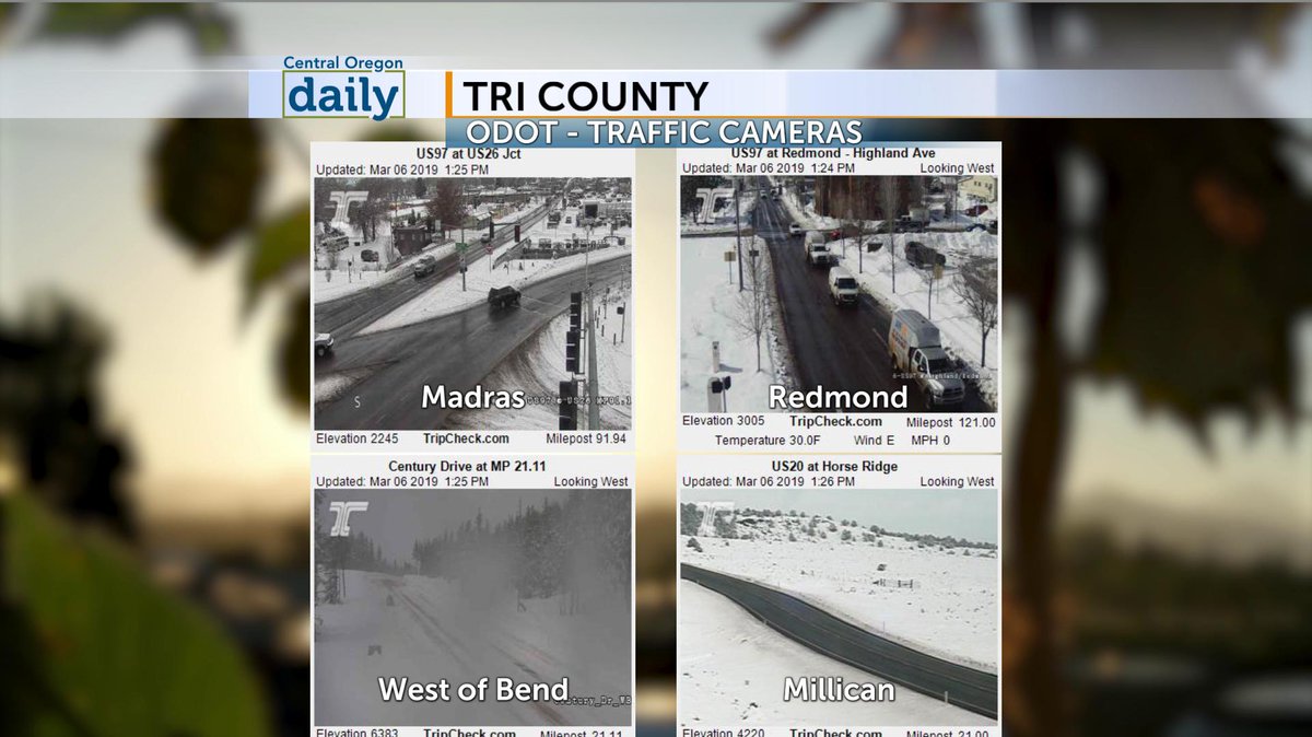 CODaily's tweet photo. The sun is starting to shine and temps are climbing into the 30s. Scattered light snow & areas of mix are not over yet with slick roads still a concern. Join us for the Afternoon Edition of #COdaily at 3pm on KOHD-ABC for a full forecast. #ORwx
More >> https://t.co/3qEtTcMRrM https://t.co/aaEhCO7S1I