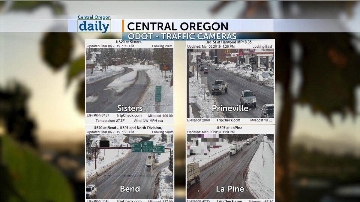 CODaily's tweet photo. The sun is starting to shine and temps are climbing into the 30s. Scattered light snow & areas of mix are not over yet with slick roads still a concern. Join us for the Afternoon Edition of #COdaily at 3pm on KOHD-ABC for a full forecast. #ORwx
More >> https://t.co/3qEtTcMRrM https://t.co/aaEhCO7S1I