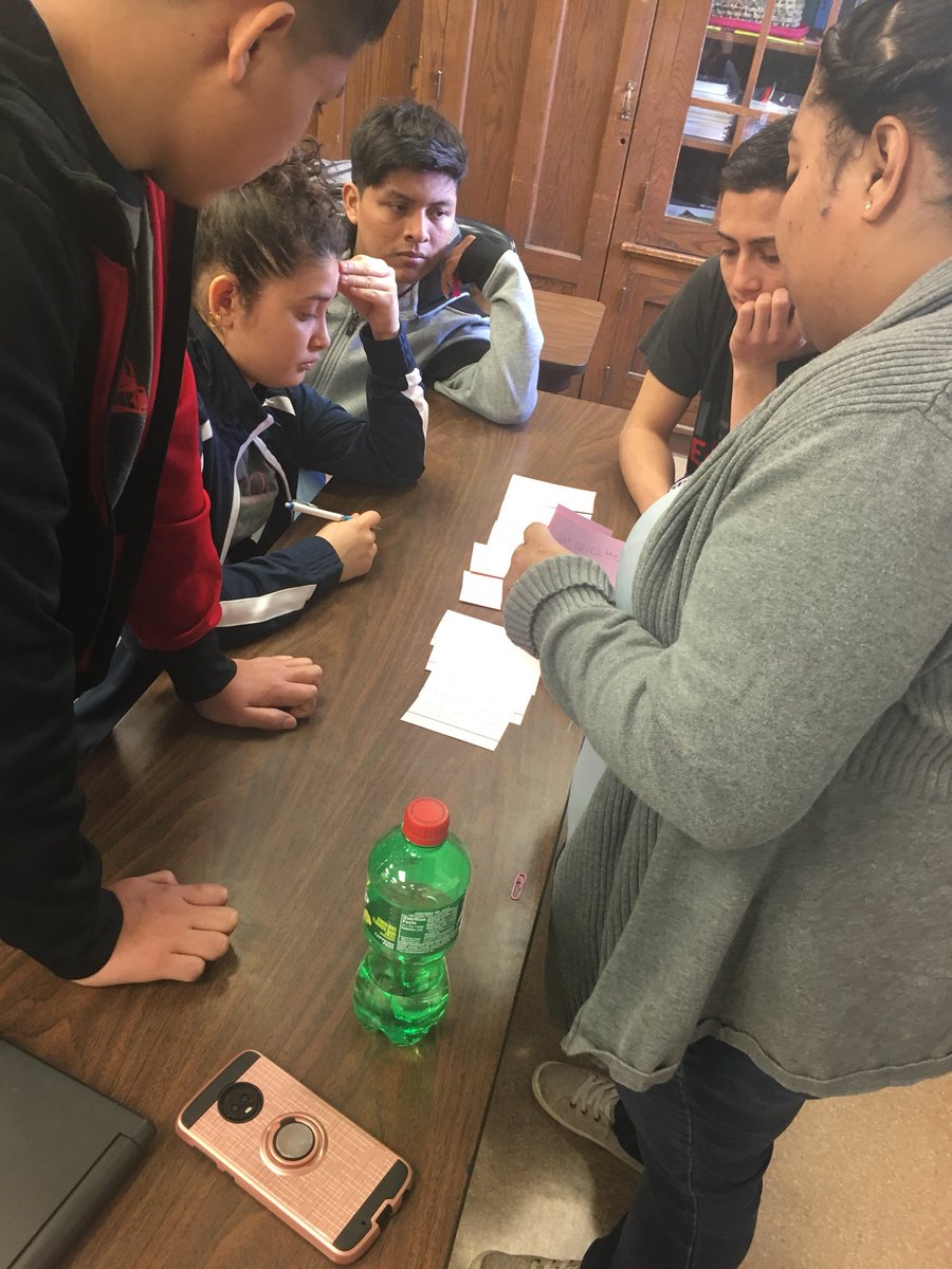SherryLeksell's tweet photo. Sequencing short o stories with ESL today. Their English has been growing SOO fast! Great collaboration! #BAAM #eaglegrovehs https://t.co/lpxgVJqlHa
