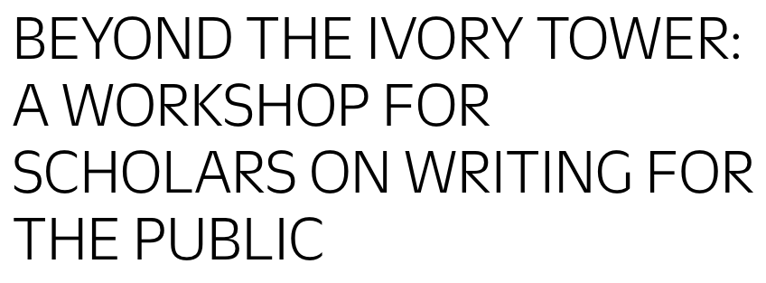 affectivescilab's tweet photo. RT widely! Applications open 'til June 7: "Beyond the Ivory Tower: A Workshop for Scholars on Writing for the Public" on Sept 20/21 @Northeastern, led by James Ryerson (senior editor @nytopinion) with @daviddesteno and @LFeldmanBarrett. 

Learn more/apply: https://t.co/880AGIz4lT https://t.co/a6zI6urzQ7