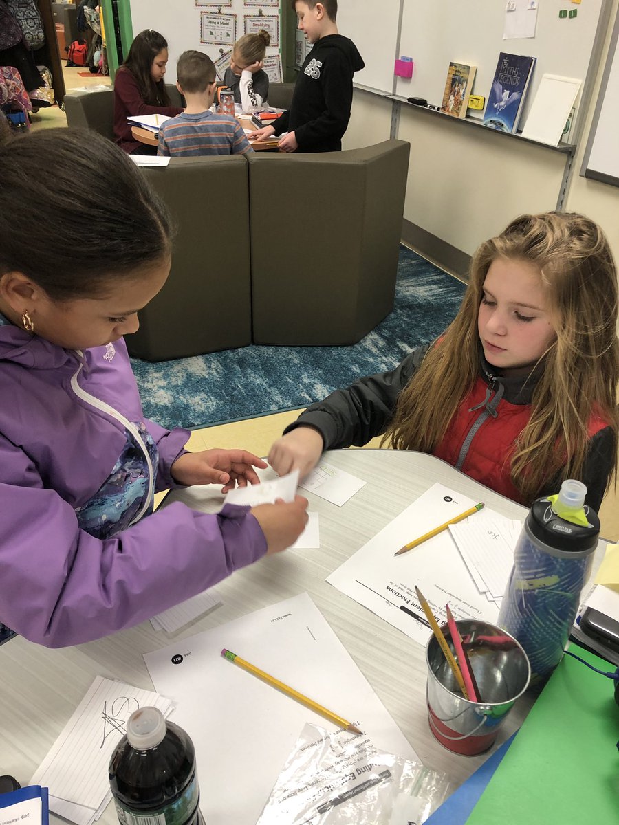 JKThompson5's tweet photo. Remember the card game War? Well today we played โCapture Fractionsโ using the same game structure. Comparing fractions with a twist! #iteach4th #mathtalkmatters https://t.co/rQmZQm65NL