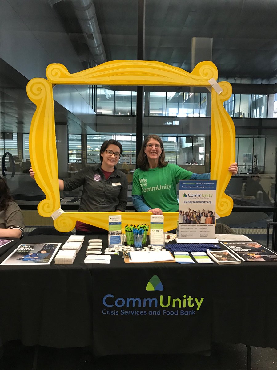 MSchupmann's tweet photo. Come on down to the CRWC and fill a swag bag! #uihealthfair #communitycrisisservices&amp;foodbank https://t.co/k6C2DyTqDn