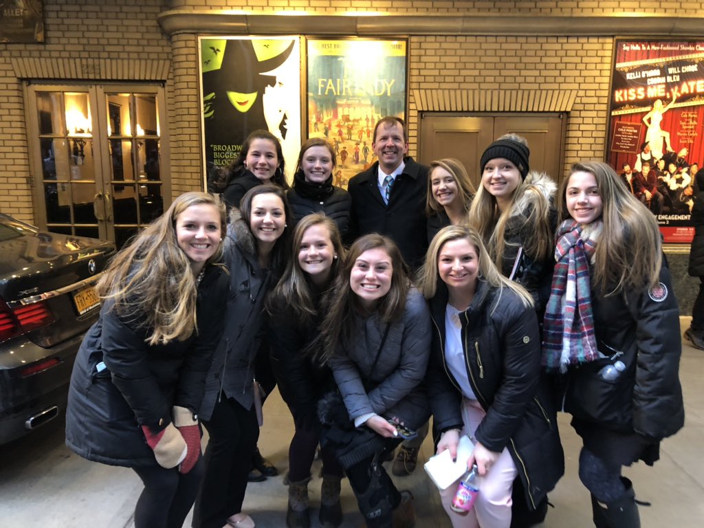 ProwlPSHS's tweet photo. Trying not to look too cold outside To Kill A Mockingbird (an incredible, fantastic show!) #APLit  #APPsych #APLang https://t.co/sKReuuSEwg