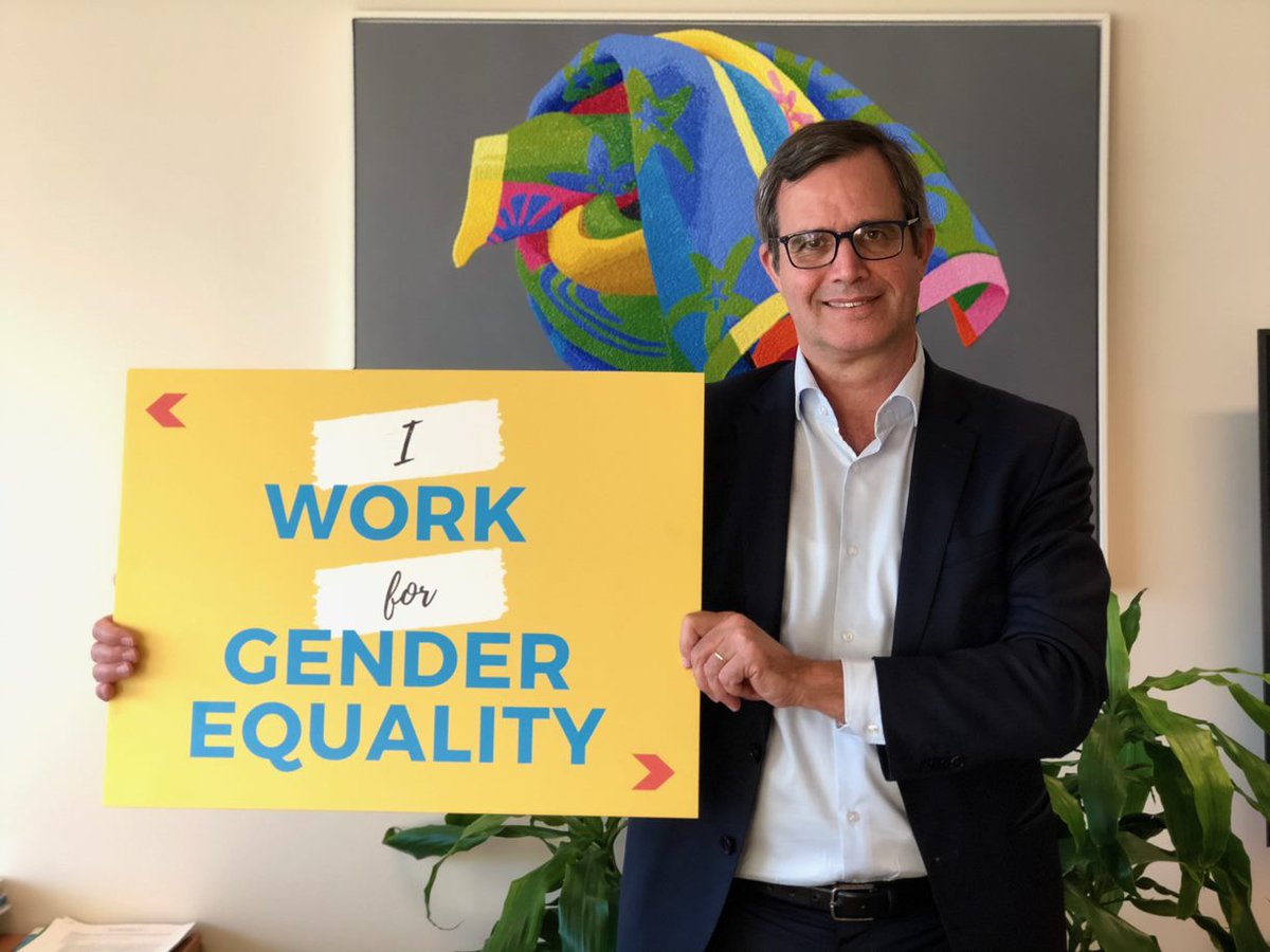 IFC_org's tweet photo. I work for gender equality because inequality is both unjust and inefficient—for development to succeed we need all of humanity’s talents! –Hans Peter Lankes, VP of Economics and Private Sector Development, IFC #IWD2019 #WomensDay https://t.co/Uipn1lAD1S