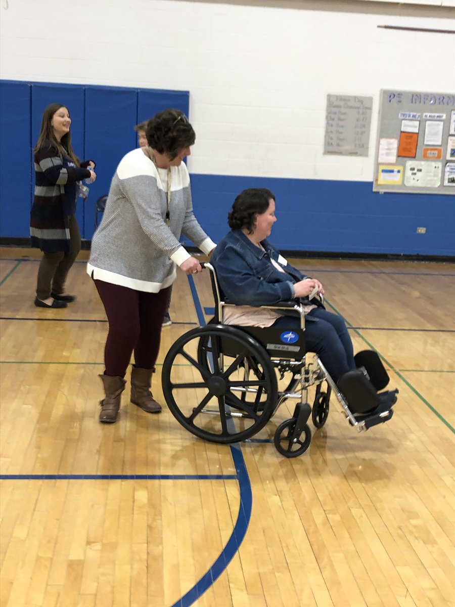 Great Disability Awareness activities by the GWMS staff!  Couldn’t be more proud of all their hard work to education ALL the students!  <a href="/MrsSmithSD44/">Mrs Smith @ GWMS</a>