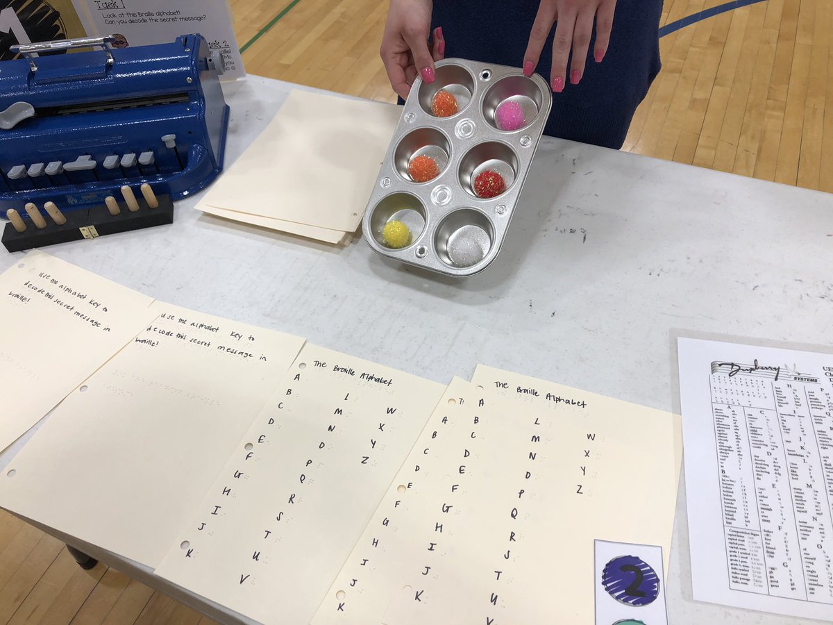 kgoebbert's tweet photo. Great Disability Awareness activities by the GWMS staff!  Couldn’t be more proud of all their hard work to education ALL the students!  @MrsSmithSD44 https://t.co/gj1FPOMiUx