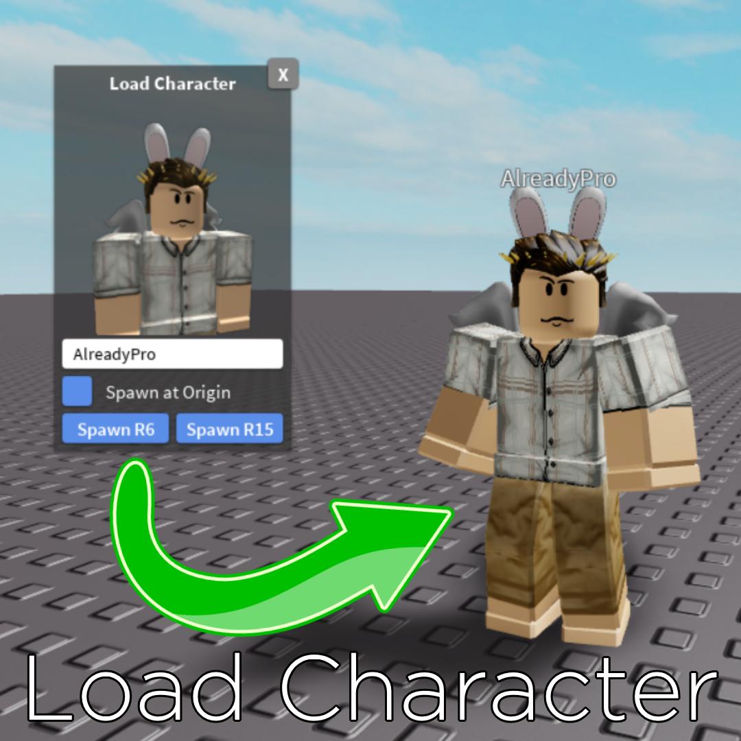 Roblox Developer Relations On Twitter Check Out This Plugin By Alreadypro This Plugin Allows You To Insert Any Roblox Character Into Studio By Just Typing In A Username Use It To Add - roblox studio character inserter