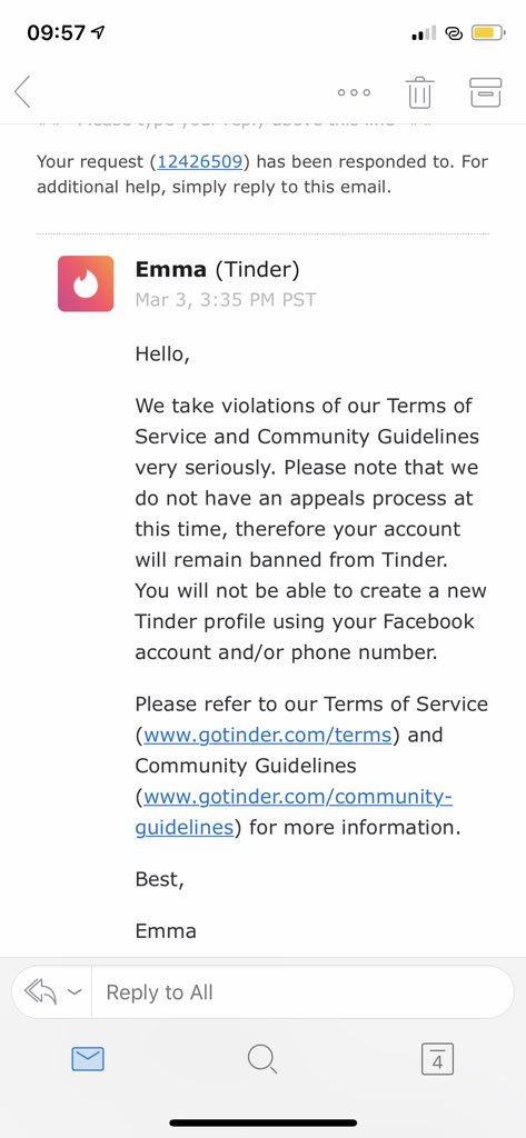 My account was banned