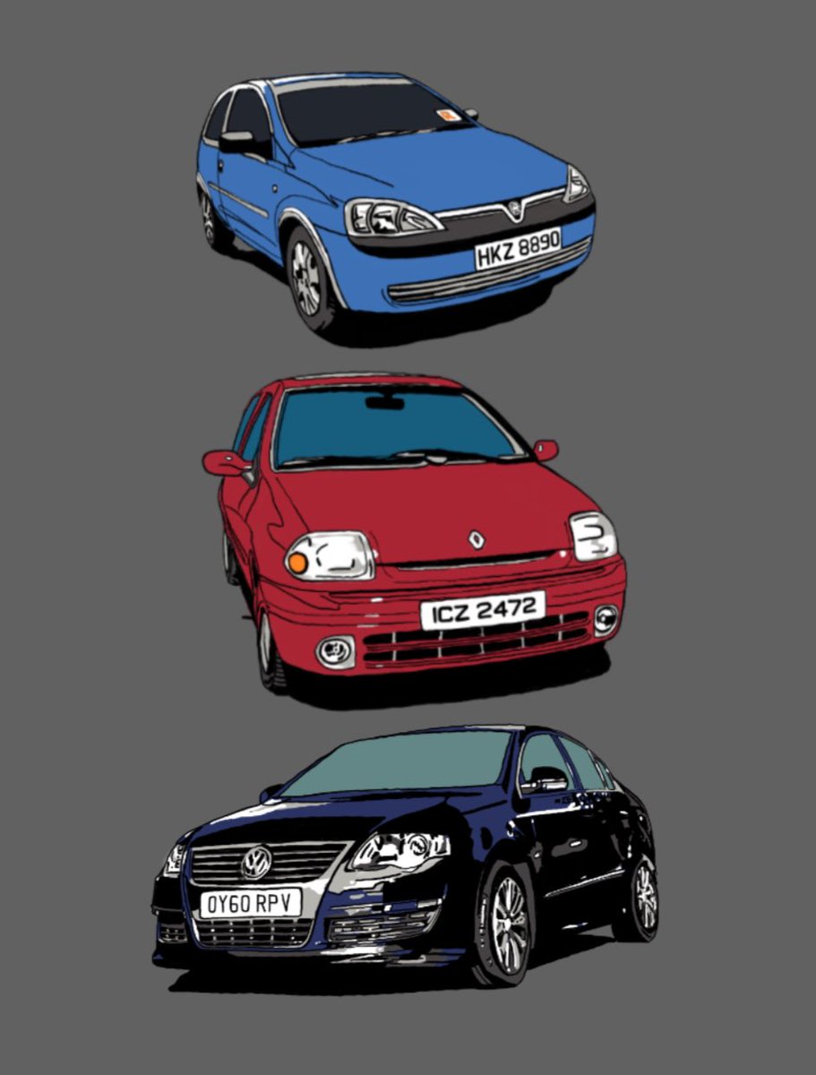 conlondesigns's tweet photo. Different cars

#digitalart #renault #corsa #cleo #vauxhall #Volkswagen #graphicdesign #design #colourful #cars https://t.co/AtamgN0huk