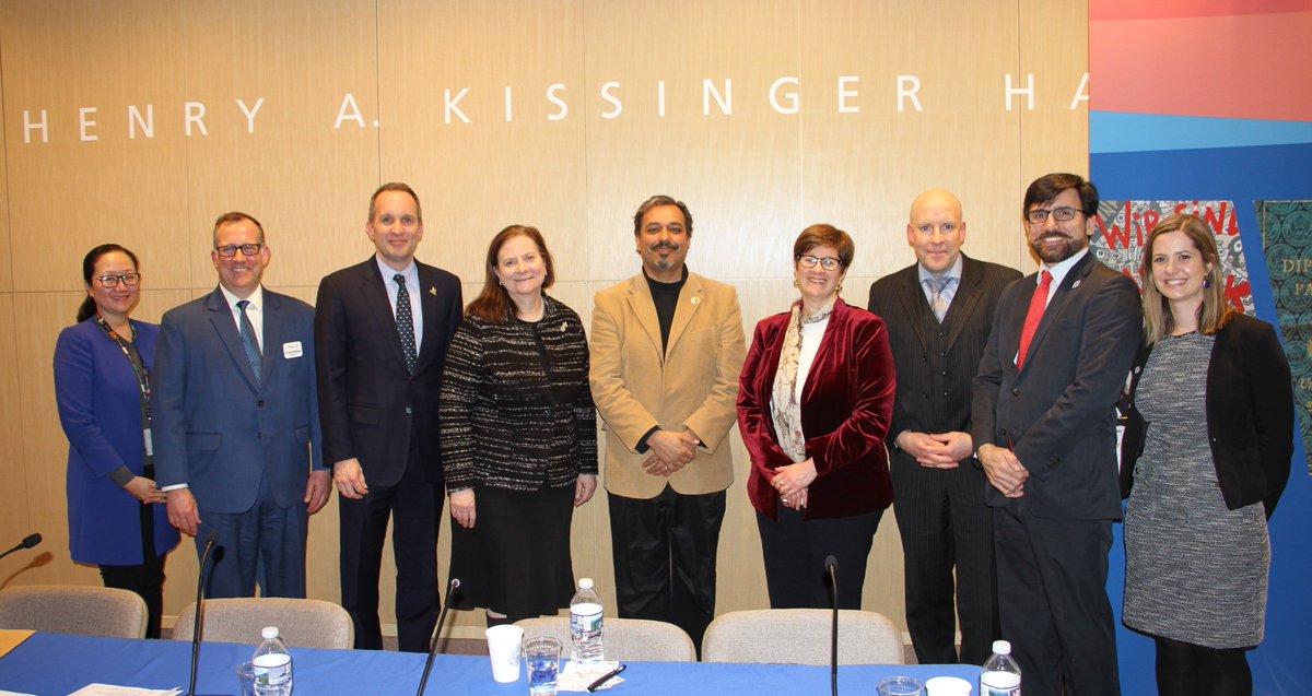 DAS Puma launched Partnership 2020 today <a href="/StateDept/">Department of State</a>. Initiative will build research partnerships between U.S. and #Indian academic institutions in key 21st century fields, working with <a href="/UNOmaha/">University of Nebraska at Omaha</a> and <a href="/CSISIndiaChair/">CSIS Chair on India and Emerging Asia Economics</a>.
