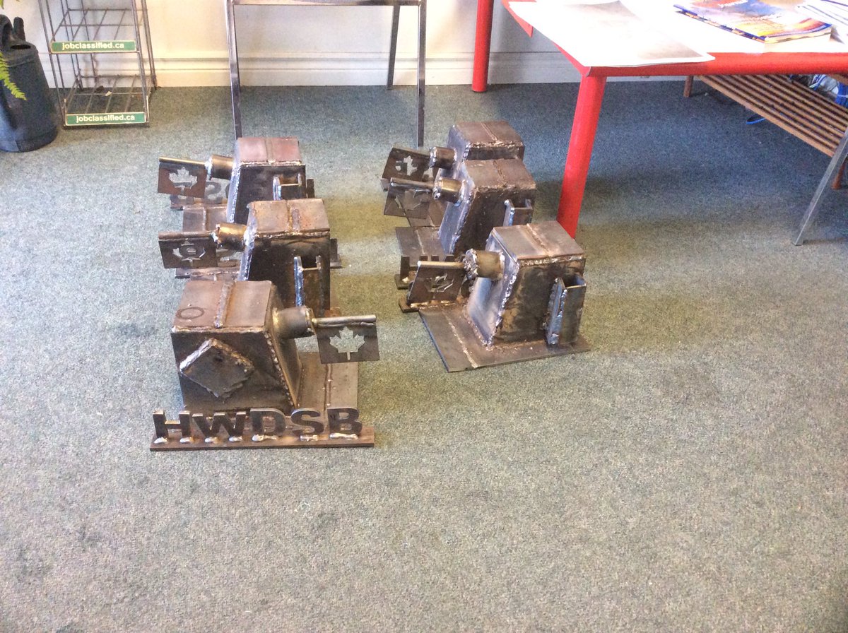 From drawing to final project in the HWDSB Welding competition. Schools represented were #SirWinstonChurchill #AncasterSecondary, and #NoraFrancesHenderson. Students did a fabulous job. <a href="/HWDSB/">HWDSB</a> <a href="/HamiltonOyap/">HAMILTON OYAP</a> #HWDSBSkills