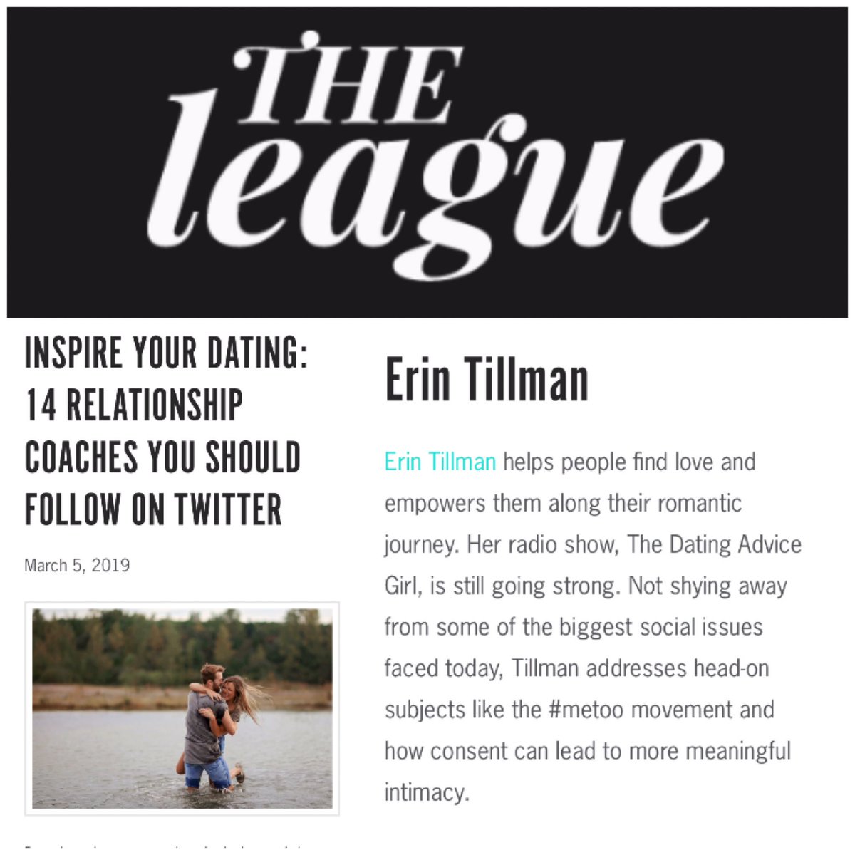 Twitter dating advice