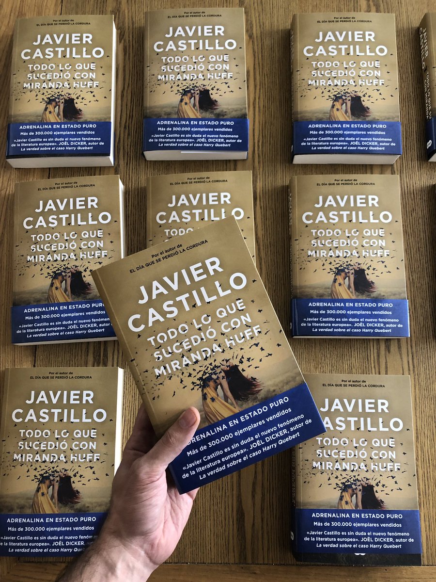JavierCordura's tweet photo. Vaya. Aquí están. Una semana antes del lanzamiento. No descubras qué sucedió con Miranda Huff. Ella querría ocultar la verdad. ¿O quizá no? https://t.co/hBHAkDvsX0
