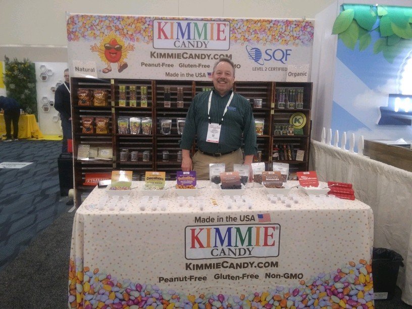 KimmieCandy's tweet photo. If you're at the Natural Product Expo West at the Anaheim Convention Center come visit us at booth N228! Come say hi to Alex, get some samples and check out what we're able to do for you! #KimmieCandy #Kosher #naturalproductexpowest https://t.co/DxVkNLHCTu