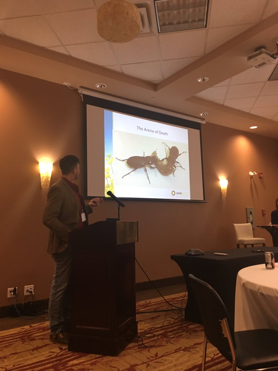 Rapid fire - the heroics of beneficial insects, the profits compounded by biodiversity and the bounty of pollinators punctuated by wit and sustainable fact.  @SekulicCCC #APG #pollinators great APG <a href="/APGExtension/">Nevin - Sustainability and Government Relations</a> session.