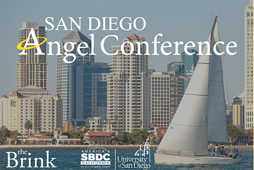 usd_business's tweet photo. The first-ever San Diego #AngelConference will be hosted by USD's The Brink! 91 entrepreneurs applied, but only 7 finalists will vie for up to $200,000. Register to attend on Fri, March 15 at https://t.co/GwjUgY94lo. Students, email SBDC@sandiego.edu for 50% discount. #USDbiz https://t.co/Jjk4mi9Y2t