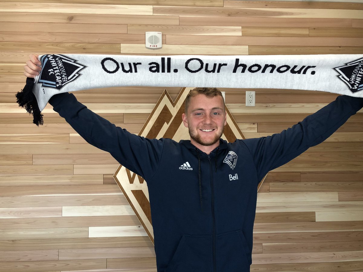 btm2234's tweet photo. Honored to have signed my first professional contract with @WhitecapsFC. Looking forward to the rest of the season! #VWFC https://t.co/0ZiCRccvWC