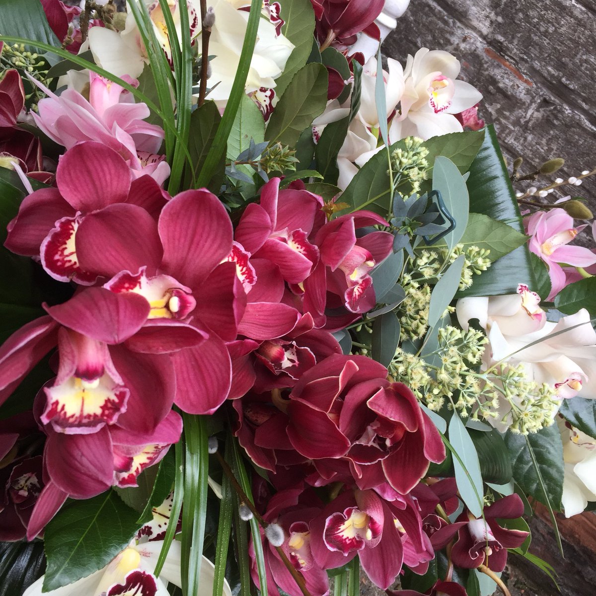 LisasFlorist's tweet photo. #orchids beautiful display for a very special person . https://t.co/BKsgAw7Obd