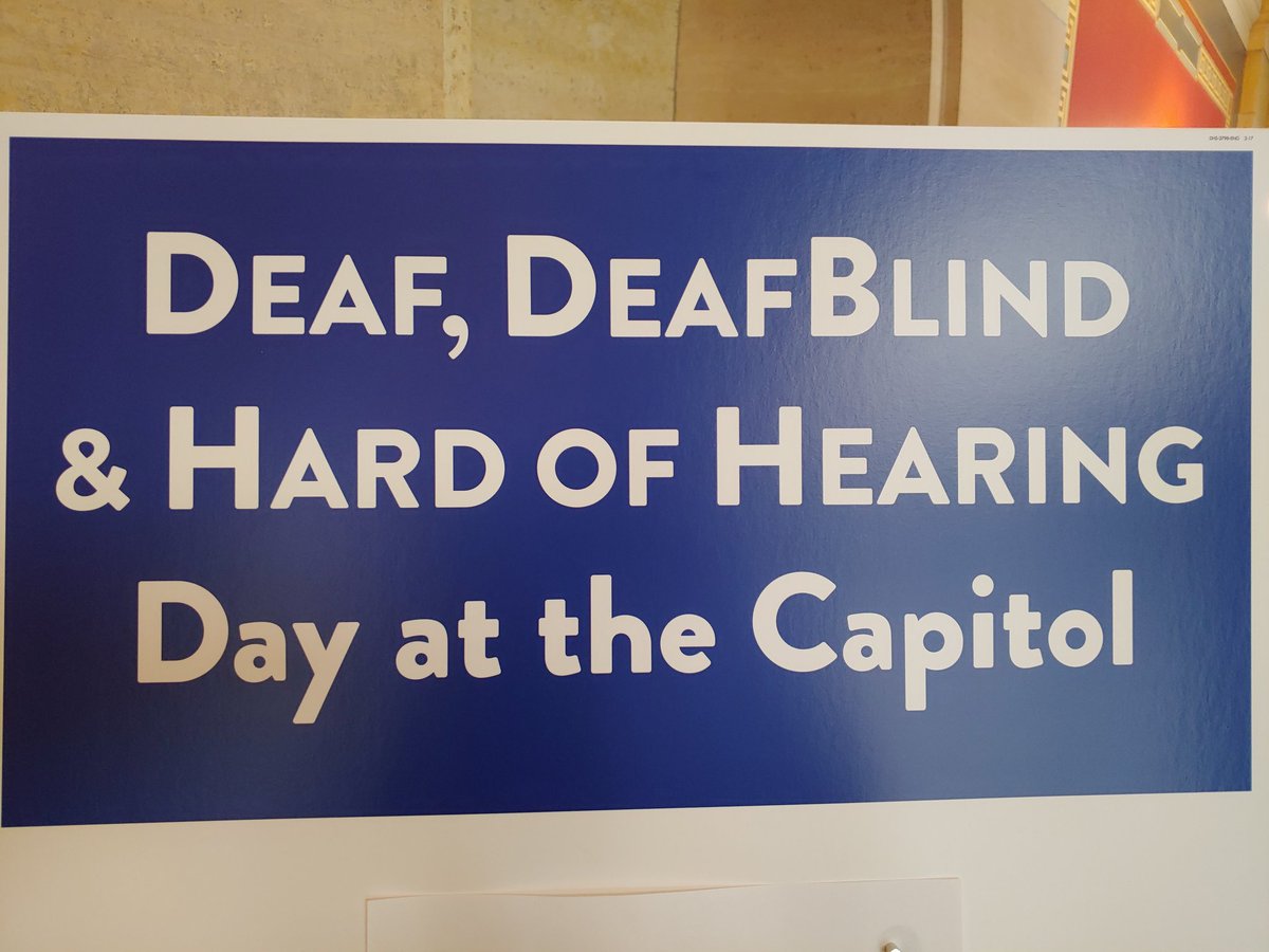 dawn22017's tweet photo. ABEC Vector students represent at DHH Day at the Capital. #287edchat @StephenWest731 @sandylewan @BelmoreTara @BBurns_ABEC https://t.co/m4CyOOK4wE