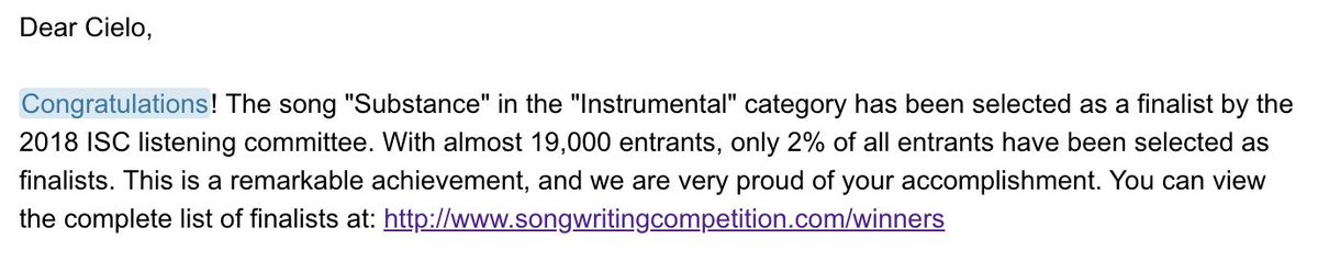 cielopordomingo's tweet image. Chicos!! Por tercer año consecutivo!!! 🎶🎵💙💙🏅
Empecemos a rezar! 😉
#ISC2018FINALIST #EnLaFinalOtraVez #ISC2018 #ISCFINALIST