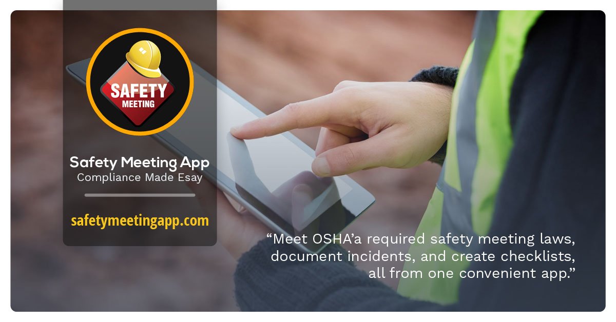 SafetyMeetApp tweet picture