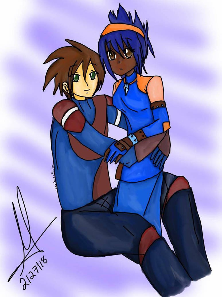 LacieBuncat's tweet photo. This is another fanart i made in sketch and in digital based on a cartoon called Storm Hawks. As a couple the characters Aerrow and Pipper. #fanart #anime #animestyle #animeartist #couple #aerrow #pipper #stormhawks #sketch #art #drawing #artist #digitaldrawing https://t.co/xj745QymF3