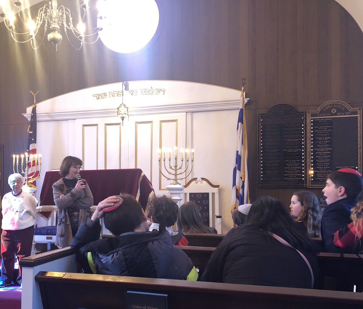 We visited Temple Beth El, the oldest synagogue west of the Mississippi River, in continuous operation since 1883!