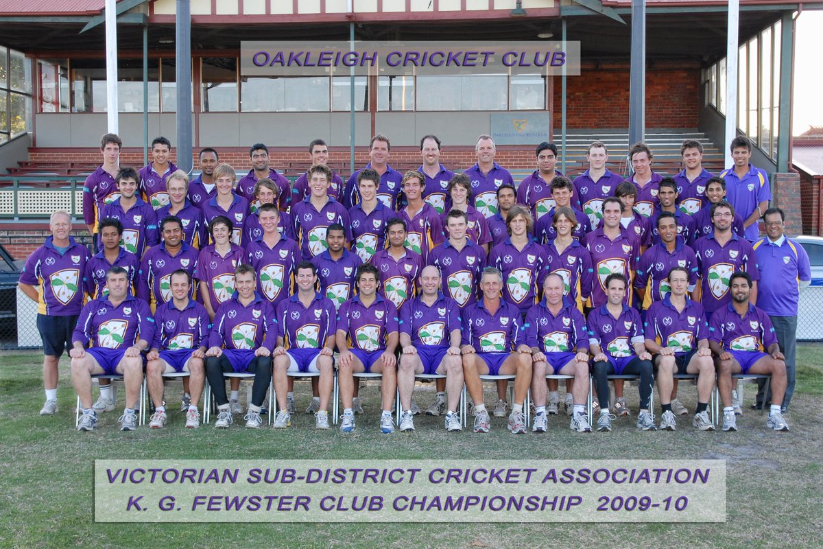 VSDCA KEN FEWSTER CLUB CHAMPIONS 2018/19

It is with great pride that the <a href="/OakleighCC/">Oakleigh CC</a> last weekend secured our seventh <a href="/SubbiesCricket/">VSDCA</a> Club Championship.

Full story below: 

#purpleandgold #clubchampions

facebook.com/OakleighCricke…