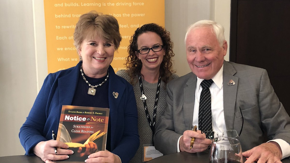 sheseekschange's tweet photo. Inspiring. Passionate. Engaging. Hysterical. Kylene and Bob. #workrelationshipgoals
So incredibly lucky be a part of the Literacy Leadership Summit. Feeling inspired and ready for change! #FlLiteracy #Lead2literacy @LeadAndLearn @firstnoellem @KyleneBeers @BobProbst https://t.co/eyNOirFFNo