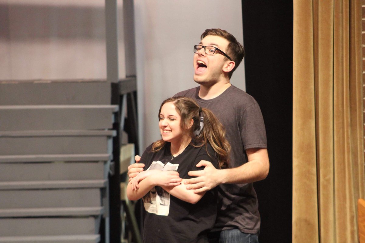 EastMusical's tweet photo. That mood when Grease opens in a week!!! Tickets on sale online &amp; during lunch! https://t.co/hc0KajRtxW