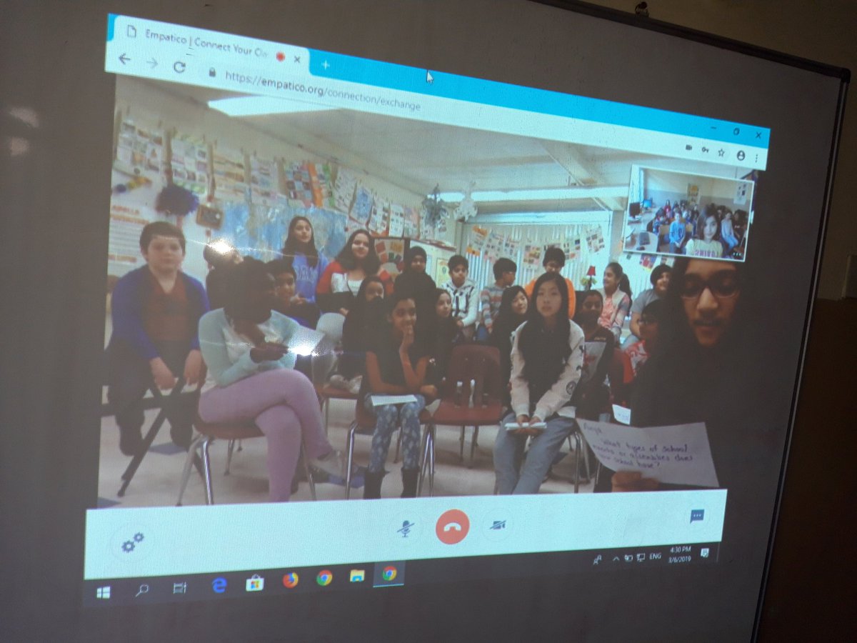 teacherka's tweet image. 4th graders in @oscegar in 🇷🇸 met their peers in New Jersey 🇺🇸 via @EmpaticoOrg #sparkempathy