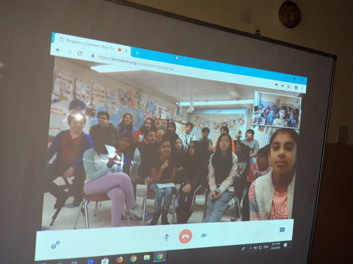 teacherka's tweet image. 4th graders in @oscegar in 🇷🇸 met their peers in New Jersey 🇺🇸 via @EmpaticoOrg #sparkempathy