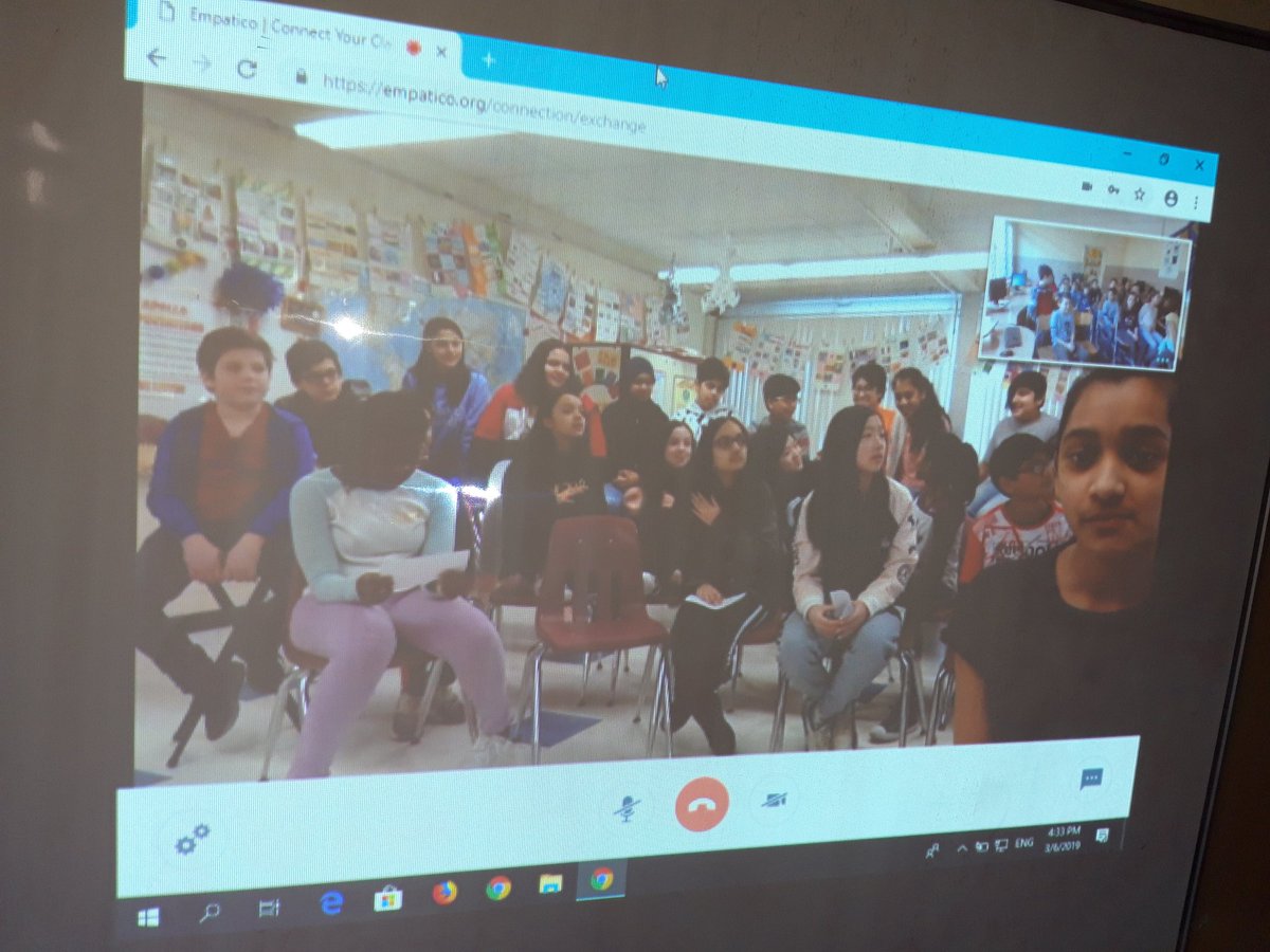 teacherka's tweet image. 4th graders in @oscegar in 🇷🇸 met their peers in New Jersey 🇺🇸 via @EmpaticoOrg #sparkempathy
