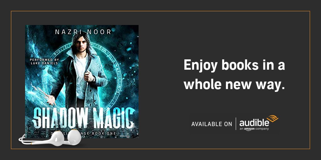 One knife to end a life, one sword to face the horde. Shadow Magic, the first in my #DarklingMage #UrbanFantasy series, is available on <a href="/audible_com/">Audible</a>, as performed by human eargasm Luke Daniels.

audible.com/pd/B07NQRB6XR/…

(Thanks to @acx_com for the spiffy visuals!)