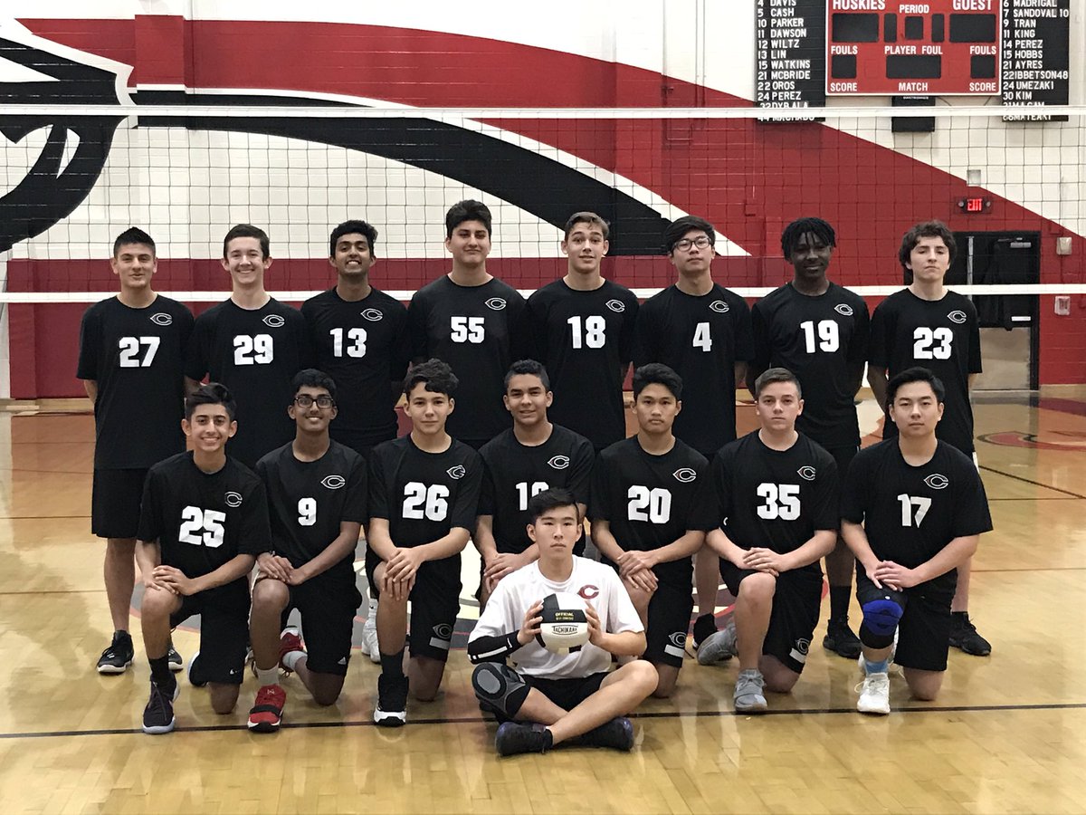 Cen10VB's tweet photo. JV Boys Volleyball 2019 🐾🏐😊 https://t.co/hzD6EEe3Vu