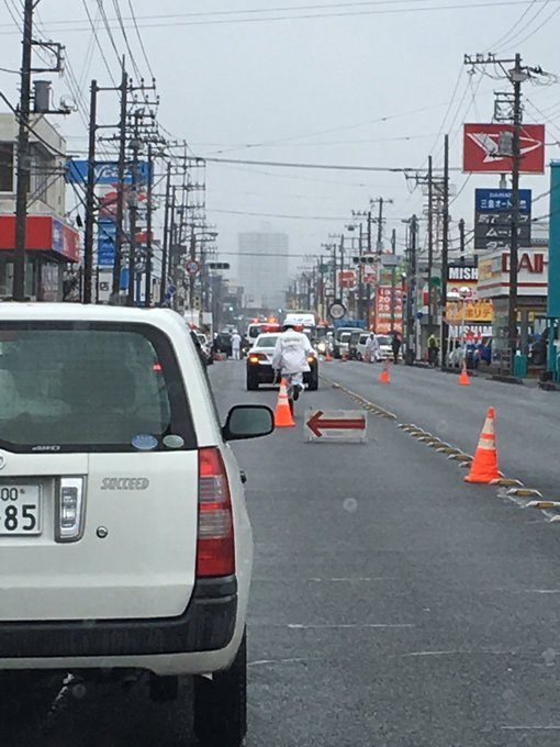 事故 静岡 三島市 国道136号 八反畑交差点で大規模な事故発生 電柱折れる 通行止めにより渋滞 まとめダネ