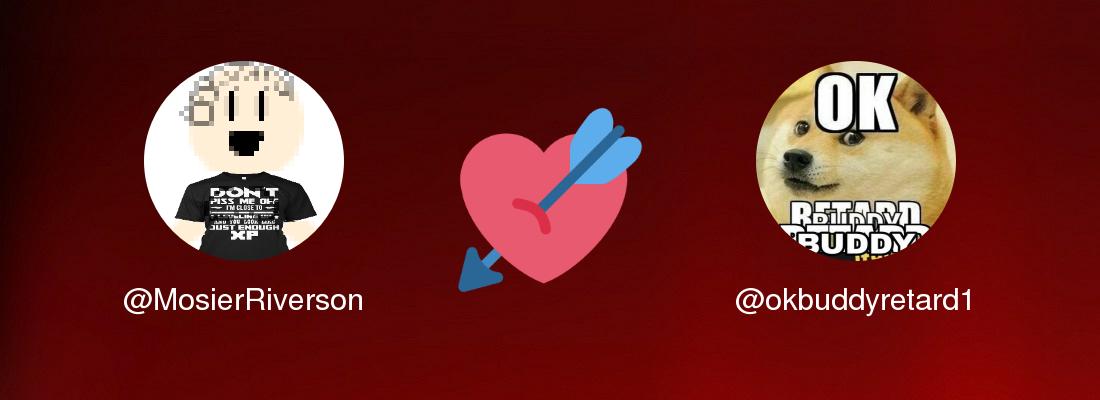 MosierRiverson's tweet photo. My Secret Admirer on Twitter is: @okbuddyretard1

Find yours at https://t.co/rundDQ1nph

. https://t.co/eaDx3Xiwox