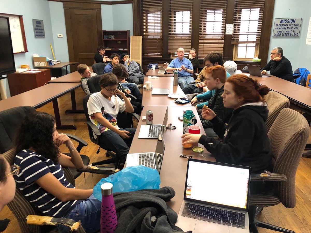 We love our weekly team meetings! Always a blast! #omgrobots #deepspace