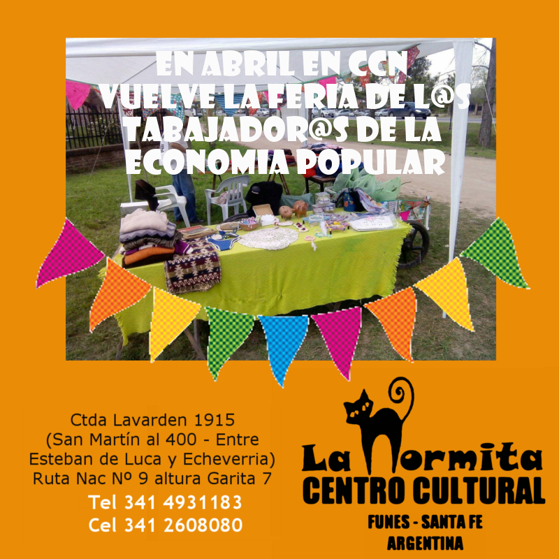 ccnfunes's tweet image. #CCNFunes #FeriaEnLaNormita #EconomiaPopular #AbrilEnCCN