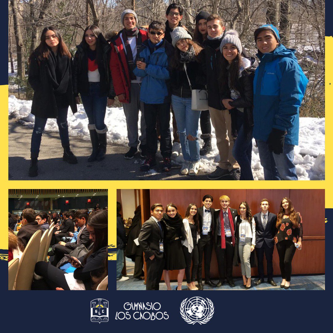 GCaobos's tweet image. Queremos resaltar la participación de nuestra delegación de estudiantes giraldinos en el modelo de Naciones Unidas que tuvo lugar en Nueva York.