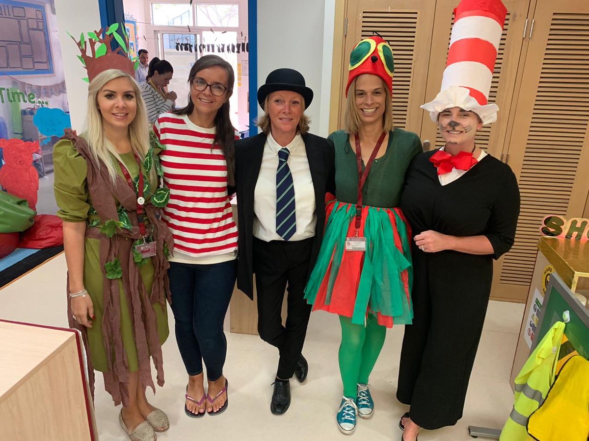 Hannahmay_ed's tweet photo. I am aware ‘World Book Day’ is mainly for children, however the staff at VHPS have gone all out this year #worldbookday19 #costumes #family #community @VHPS_FS2 @VHPS_FS1 @vhpsprincipal @VHPS_Events @ShonetteBason @GuilmetteAshley @KHDA @sc https://t.co/094VwCsPaR